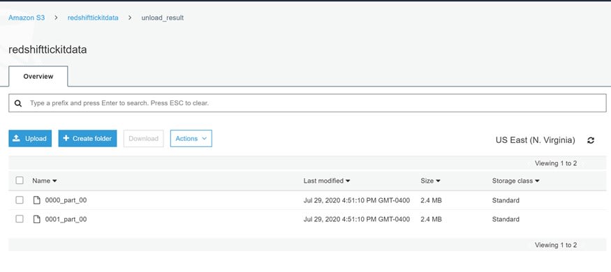 Image representing the process of exporting CSV Files from Redshift.